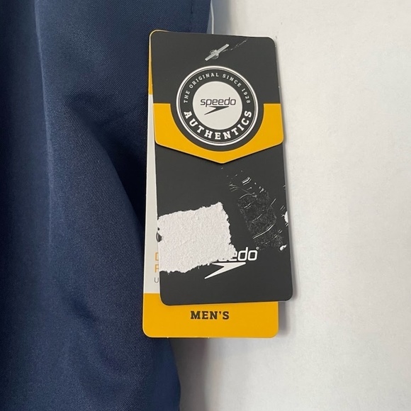 NWT Speedo Men’s Navy Blue Swim Trunks; Size Small; UPF 50+ Pool Beach - Picture 4 of 7